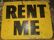 Vintage Small Metal Sign