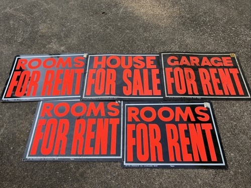 Metal sign lot vintage - metal, 5