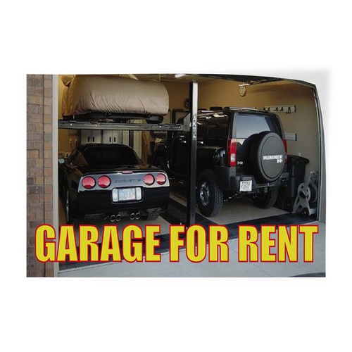 Decal stickers garage - decal, rent